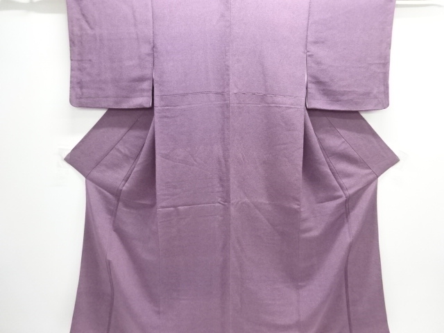 縮緬地　鮫小紋着物